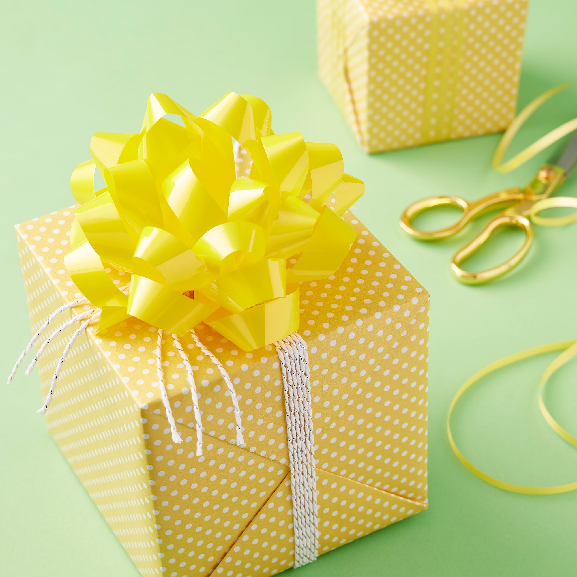 12 Pack: 5.7" Yellow Gift Bow by Celebrate It™